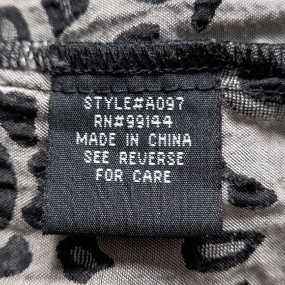 Lapis Midi Dress Skirt Convertible Crinkled Black Gray One Size Cottagecore - Picture 7 of 9